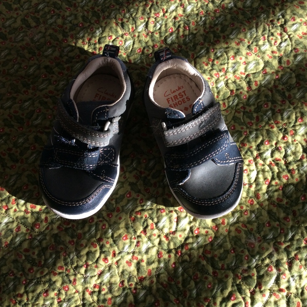 Clark’s first shoes baby toddler....pirate themed